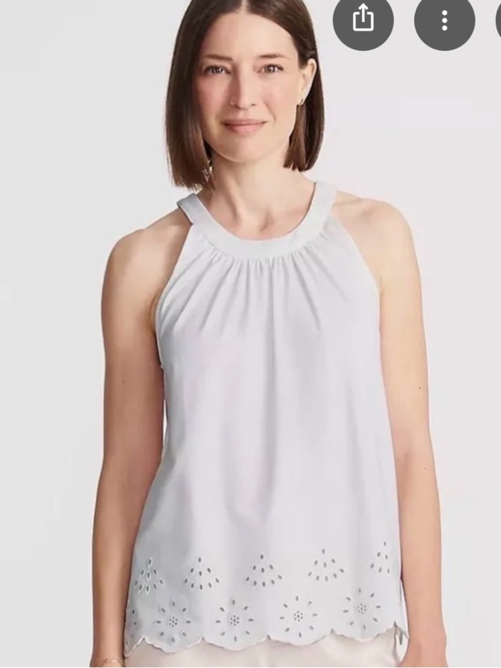 Lands' End Black Sleeveless Scoop Tank 1X Worn twice, great condition